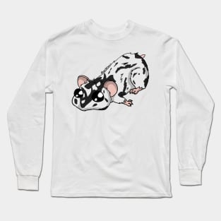 A little Hammie - Dominant Spot Black Long Sleeve T-Shirt